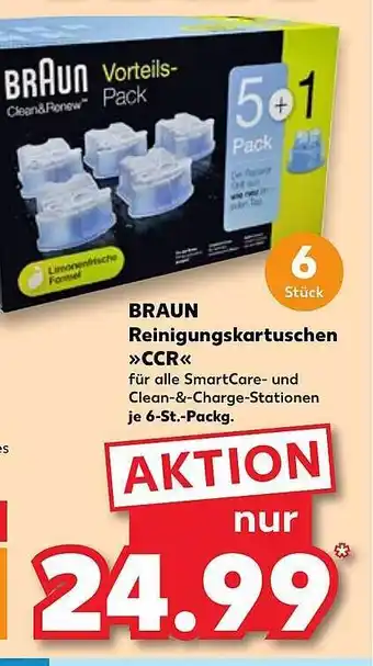 Kaufland Braun reinigungskartuschen „ccr“ Angebot