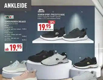 Marktkauf Tec one damen oder herren sneaker oder slazenger sport- oder freizeitschuhe Angebot