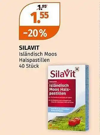 Müller Silavit isländisch moos halspastillen Angebot