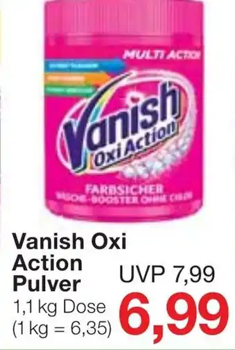 Jawoll Vanish Oxi Action Pulver 1,1kg Angebot