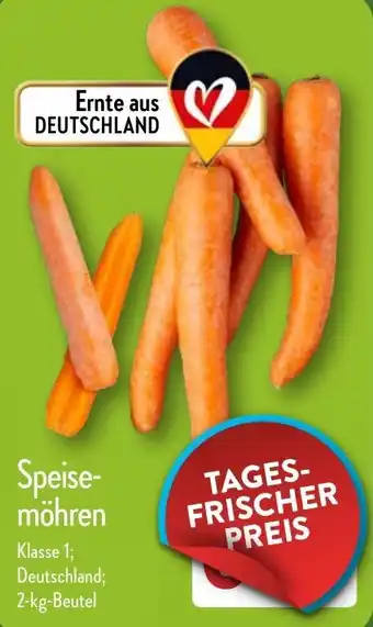 Aldi Nord Speisemöhren 2 kg Beutel Angebot