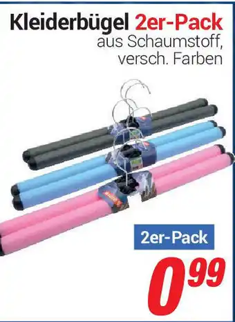 CENTERSHOP Kleiderbügel 2er Pack Angebot