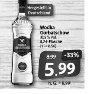 Markant Markt Wodka gorbatschow Angebot