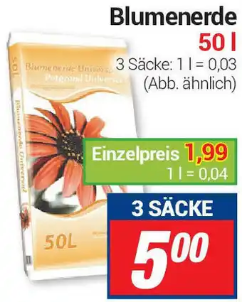 CENTERSHOP Blumenerde 50 l Angebot