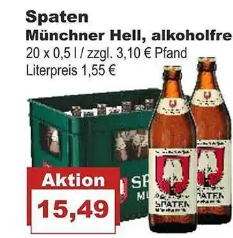 Bilgro Spaten münchner hell, alkoholfrei Angebot