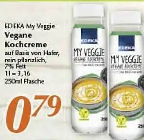 inkoop Edeka my veggie vegane kochcreme Angebot