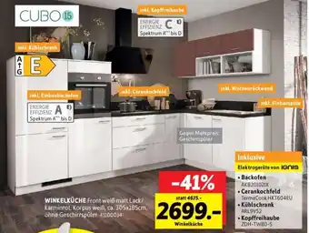 SCONTO Cubo Winkelküche Angebot