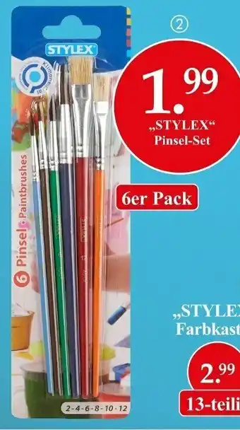 Woolworth ,,Stylex" Pinsel-Set Angebot