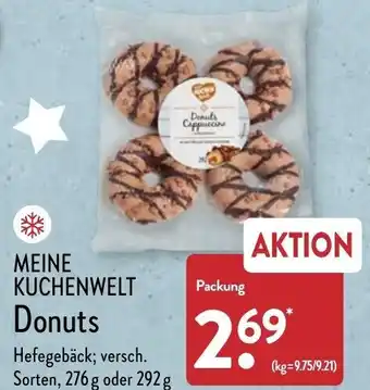 Aldi Nord Meine Kuchenwelt Donuts 276 g oder 292 g Angebot