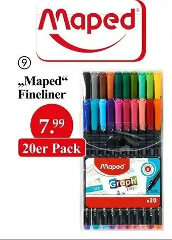 Woolworth ,,Maped" Fineliner Angebot