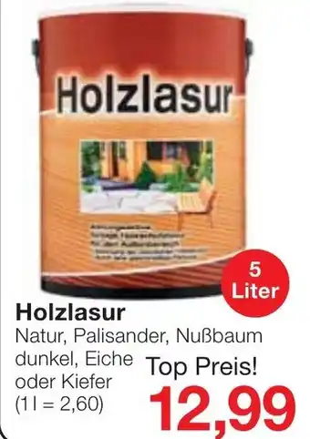 Jawoll Holzlasur 5L Angebot