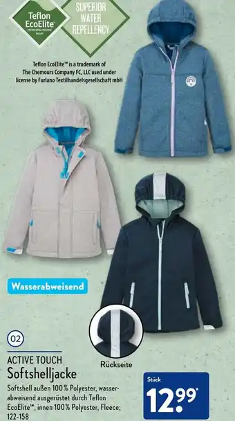 Aldi Nord Active Touch Softshelljacke Angebot