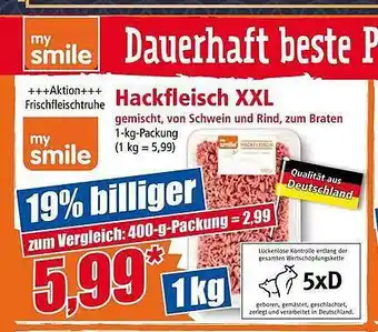 Norma My smile hackfleisch xxl Angebot