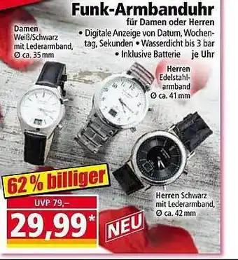 Norma Funk-armbanduhr Angebot