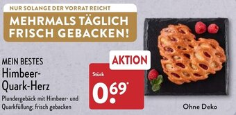Aldi Nord Mein Bestes Himbeer Quark Herz Angebot