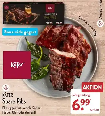 Aldi Nord Käfer Spare Ribs 600 g Packung Angebot