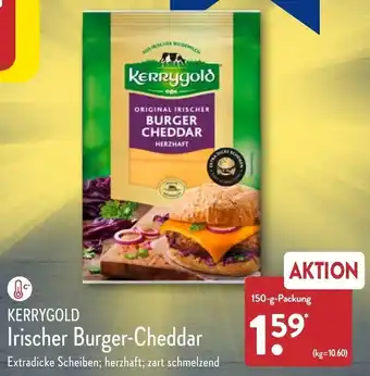 Aldi Nord Kerrygold Irischer Burger Cheddar 150 g Packung Angebot