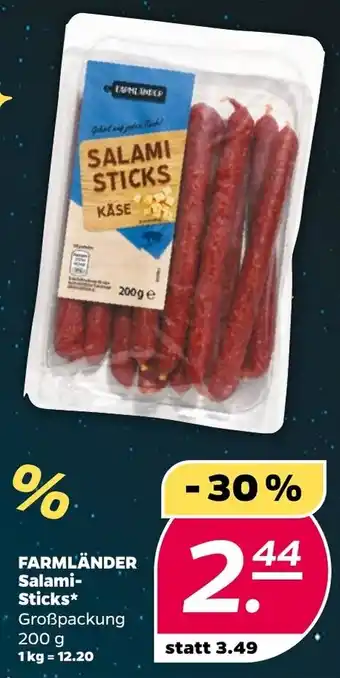 NETTO Farmländer Salami Sticks 200 g Angebot