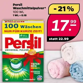 NETTO Persil Waschmittelpulver 100 WL Angebot