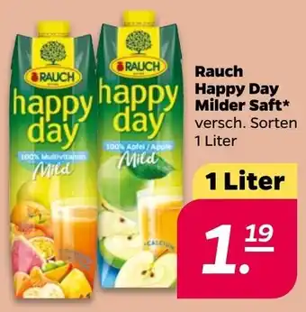 NETTO Rauch Happy Day Milder Saft 1 Liter Angebot