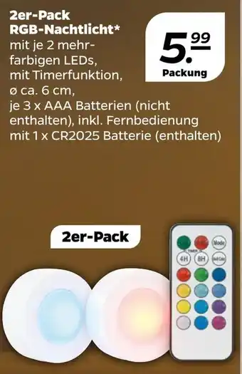 NETTO 2er Pack RGB Nachtlicht Angebot