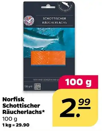 NETTO Norfisk Schottischer Räucherlachs 100 g Angebot