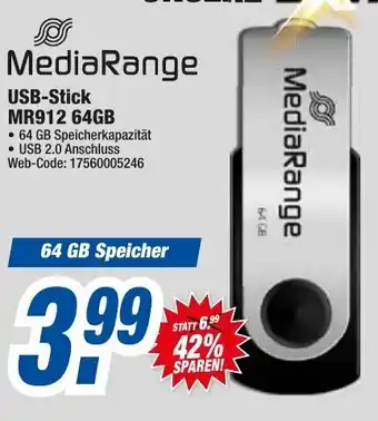 HEM Expert MediaRange USB-Stick MR912 64GB Angebot