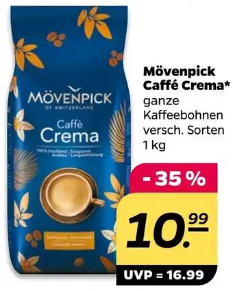 NETTO Mövenpick Caffé Crema 1 kg Angebot