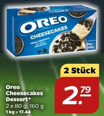 NETTO Oreo Cheesecakes Dessert 160 g Angebot