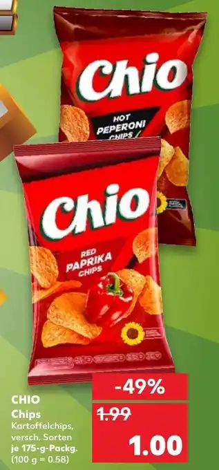 Kaufland Chio Chips 175g Angebot