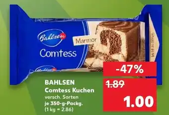 Kaufland Bahlsen Comtess Kuchen 350g Angebot