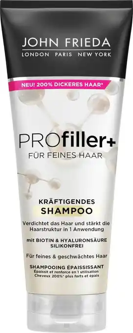 dm drogerie John frieda shampoo profiller + Angebot