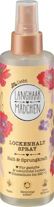 dm drogerie Langhaarmädchen lockenhaltspray Angebot