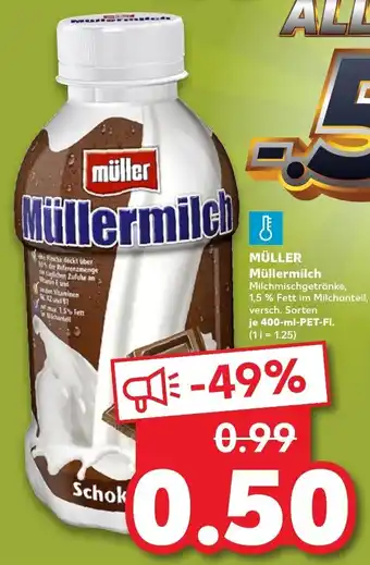 Kaufland Müller Müllermilch 400ml Angebot