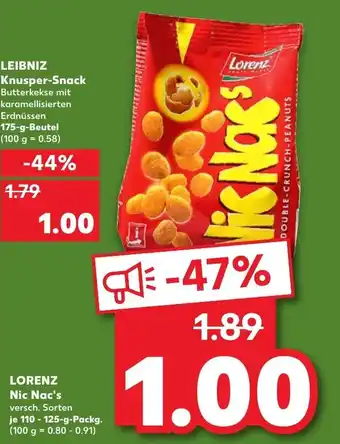 Kaufland Lorenz Nic Nac's 110g-125g Angebot