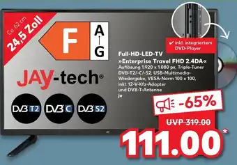 Kaufland Jay-tech Full HD TV Enterprise Travel FHD 2.4DA Angebot