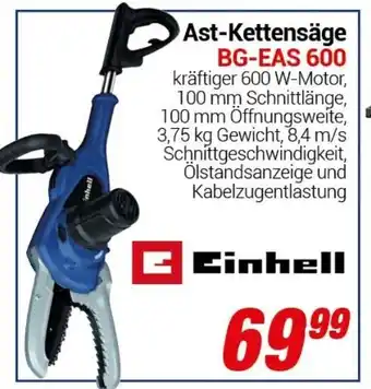 CENTERSHOP Einhell Ast Kettensäge BG-EAS 600 Angebot