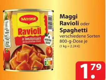 Famila Nord Ost Maggi Ravioli o. Spaghetti 800g Angebot