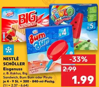 Kaufland Nestlé Schöller Eisgenuss 300-840ml Angebot