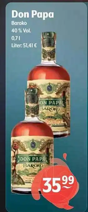 Getränke Hoffmann Don papa baroko Angebot