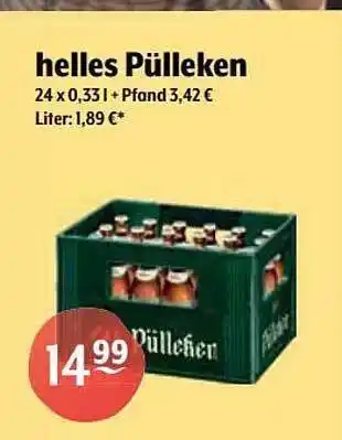 Getränke Hoffmann Helles pülleken Angebot