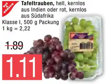 Marktkauf Tafeltrauben 500g Angebot