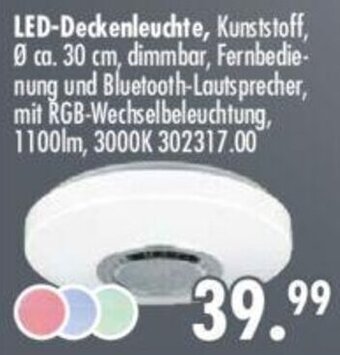 Möbel Boss LED Deckenleuchte Angebot