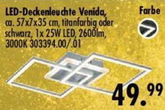 Möbel Boss LED Deckenleuchte Venida Angebot