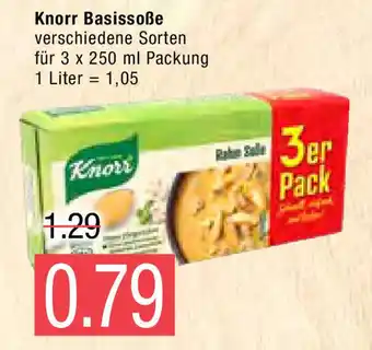 Marktkauf Knorr Basissoße 3x250ml Angebot