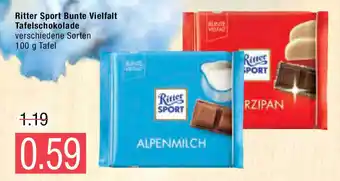 Marktkauf Ritter Sport Bunte Vielfalt Tafelschokolade 100 g Angebot