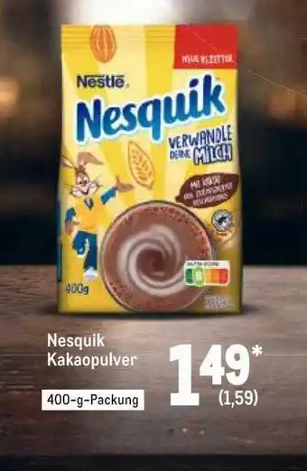 METRO Nesquik kakaopulver Angebot