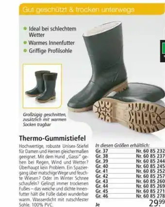 Weltbild Thermo-gummistiefel Angebot