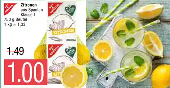Marktkauf Gut & Günstig Zitronen 750g Beutel Angebot