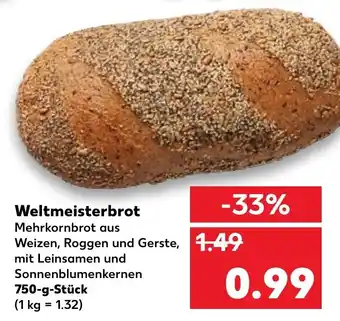 Kaufland Weltmeisterbrot 750g Angebot